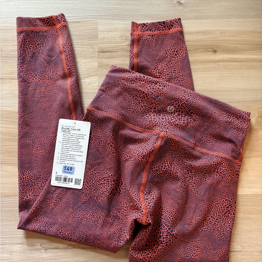 lululemon size 6 Wunder Under HR tight 25"